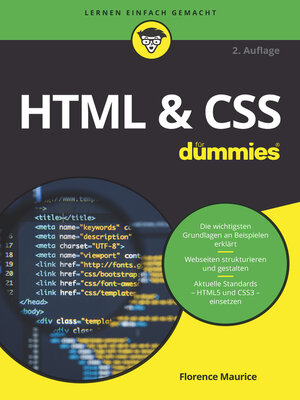 cover image of HTML & CSS für Dummies
